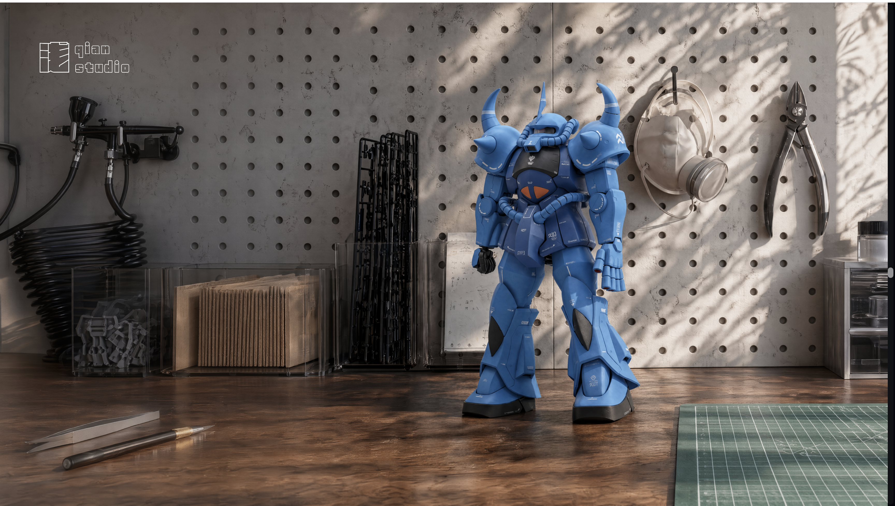 Qian Studio 模型制作工作室网站首页